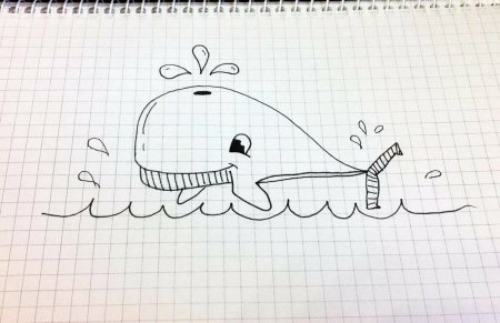 Рисунок ручкой легкий