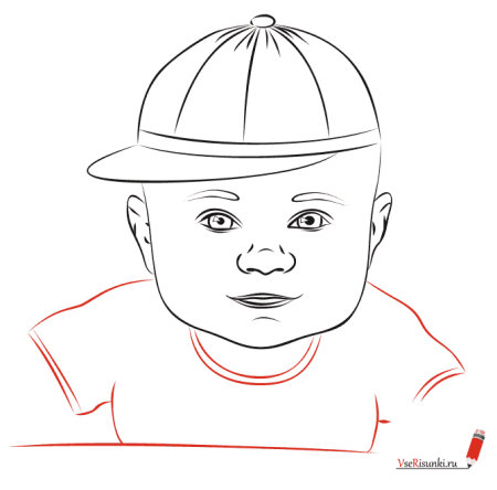 Рисунок мальчика карандашом