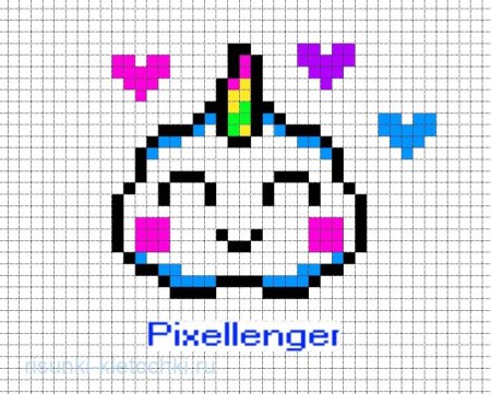 Котики по клеточкам маленькие