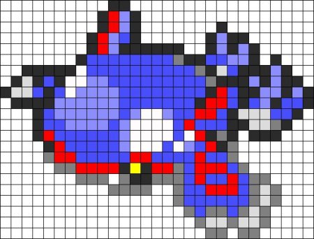 Рисунки по клеточкам покемоны лёгкие