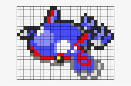 Пиксель арт покемона КАЙОГР