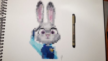 Рисунки по клеточкам легко