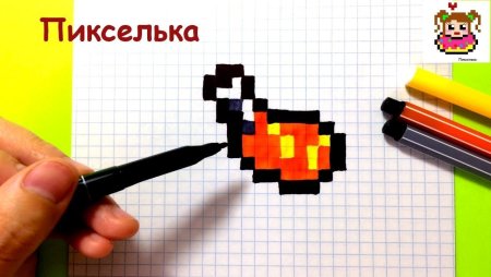 Рисование по клеточкам конфеты