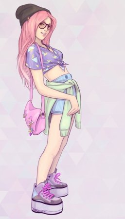 Рисунки для срисовки девушки цветные