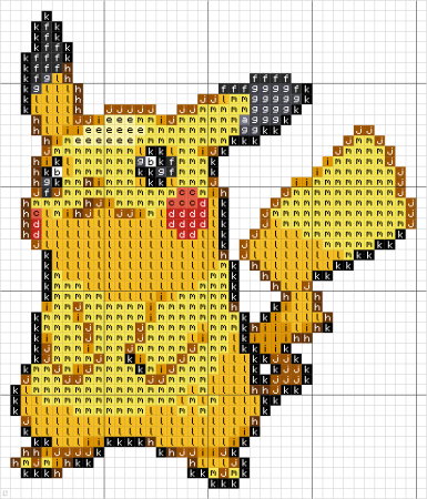 Пикачу Pixel Art