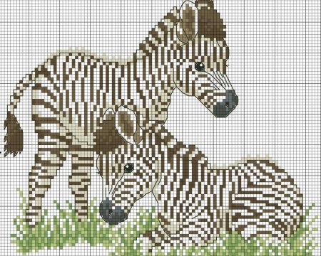 Вышивка крестом животные