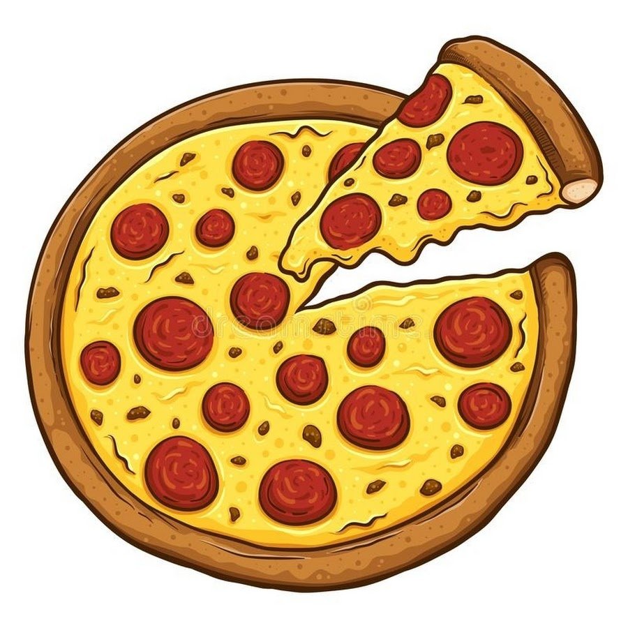 рисовать пиццу пепперони (120) фото