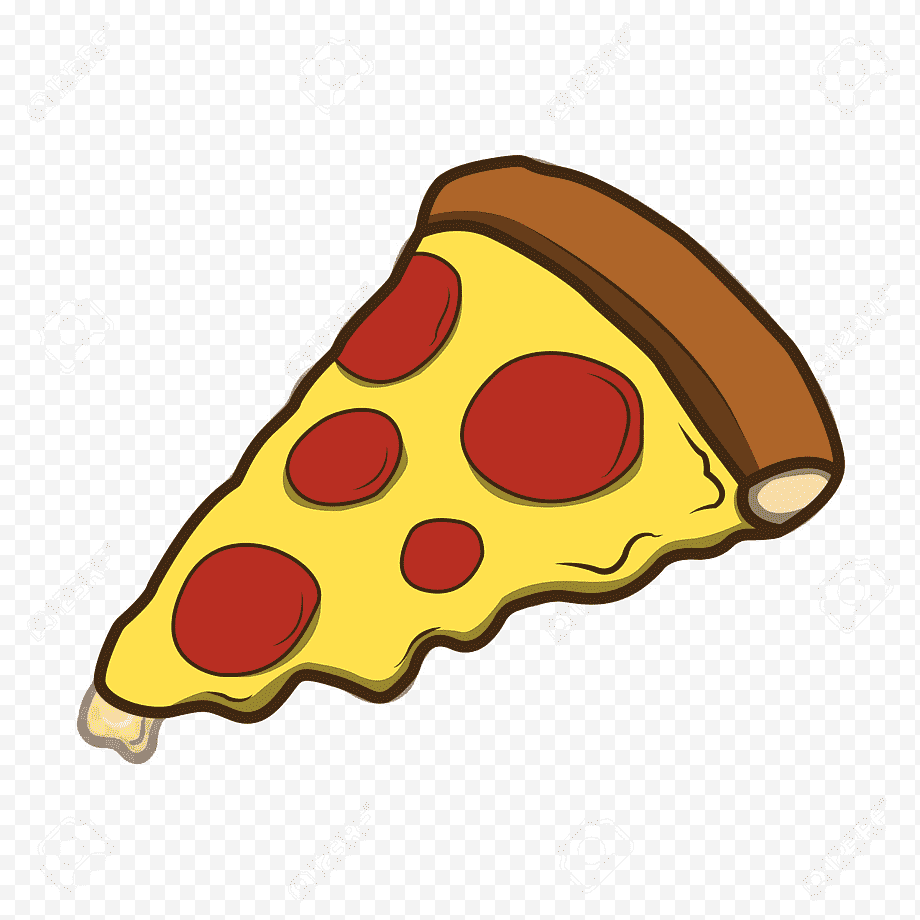 кусочек пиццы пепперони рисунок (120) фото