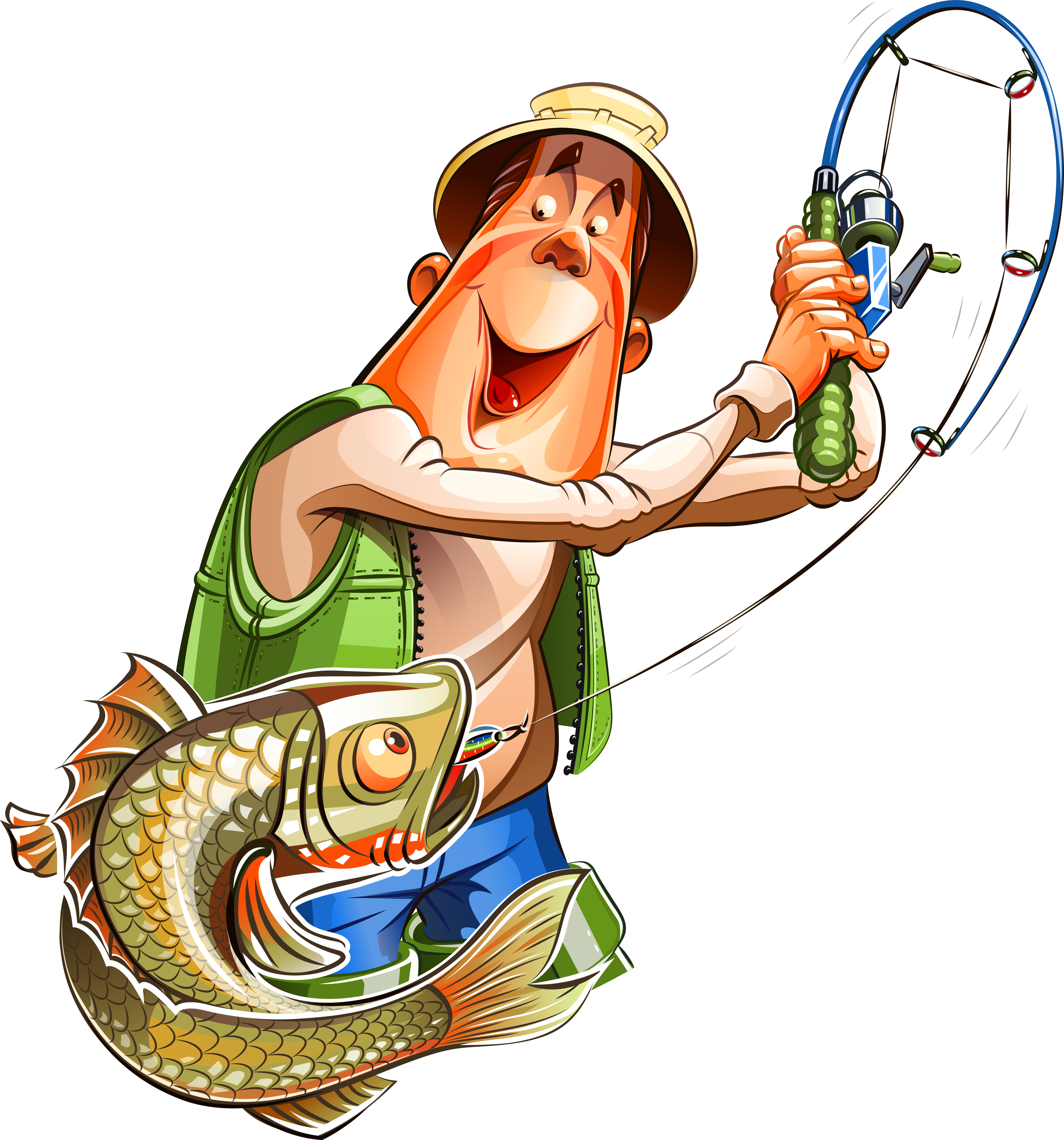 Мужик поймал рыбу. Рыбак с удочкой. Рыбак с удочкой и рыбой. Рыбак рисунок. Рыбак мультяшный.