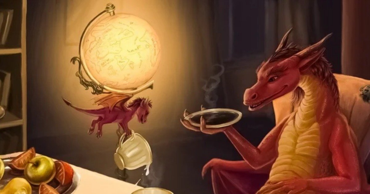 Дракон обед. Чаепитие с драконом. Дракон утро. День чайных драконов. Чай дракон.