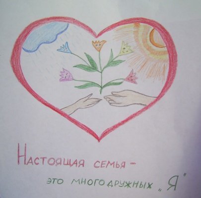 День семьи любви и верности рисунки