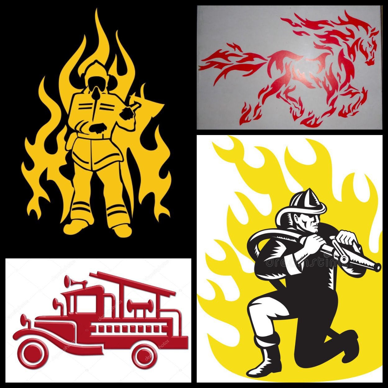 пожарная символика картинки