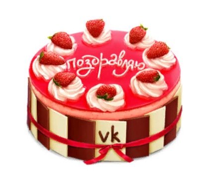 Подарки ВК С днем рождения