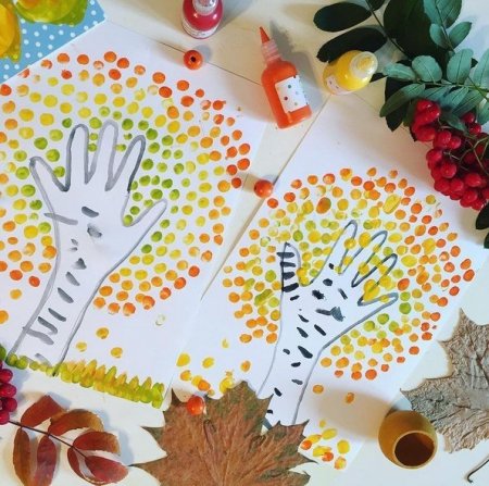 Осеннее творчество с детьми