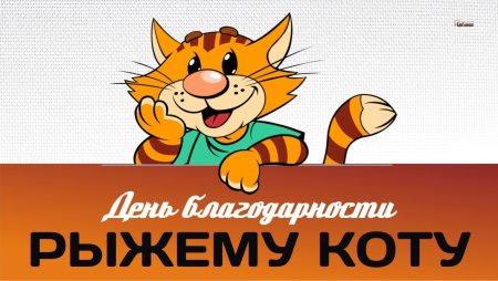 День благодарности рыжему коту