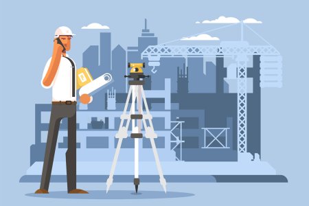 Силуэт геодезиста