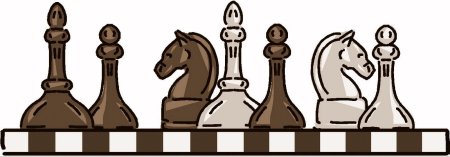 Шахматы рисунок для детей