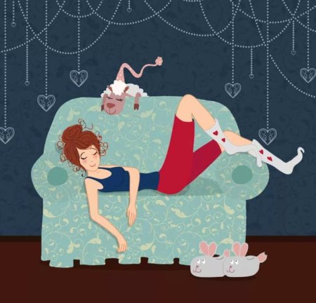 Ленивая женщина