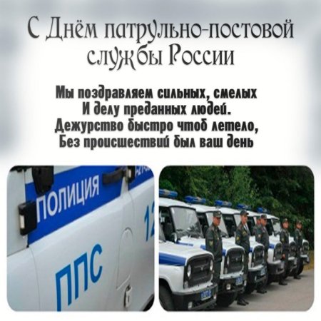 День патрульно-постовой службы МВД РФ