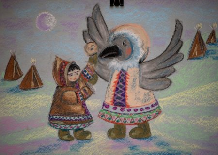 Вороний день праздник хантов рисунки