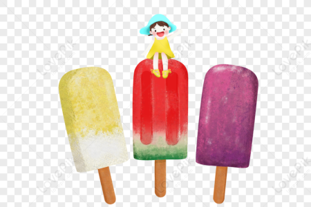 Мороженое на палочке для детей