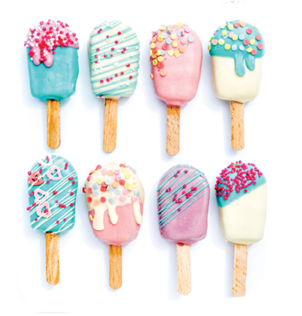 Кейк попсы мороженое на палочке