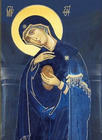 Икона Богородицы Светописанная