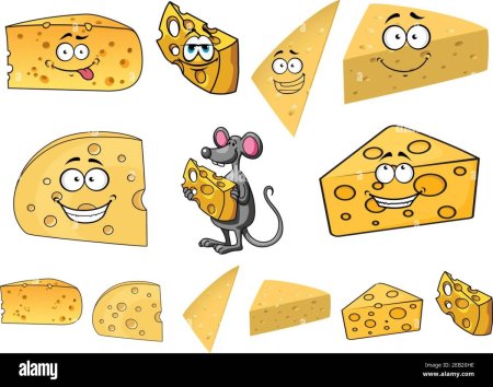Веселые кусочки сыра