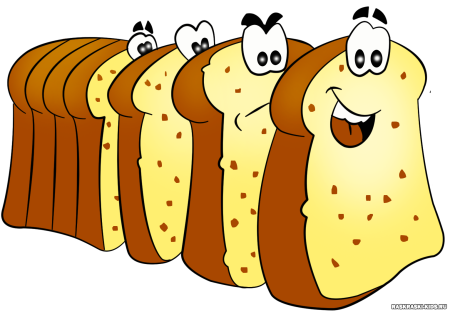 Нарисовать хлеб