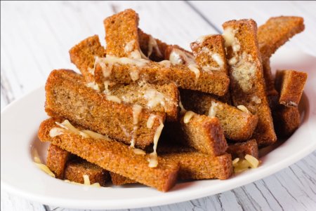 Чесночные гренки Хрустим