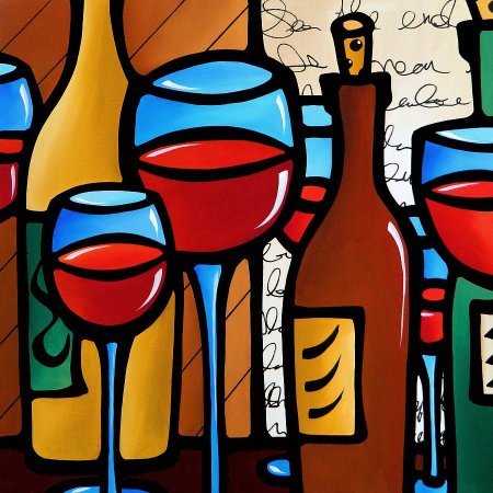 Кубизм вино