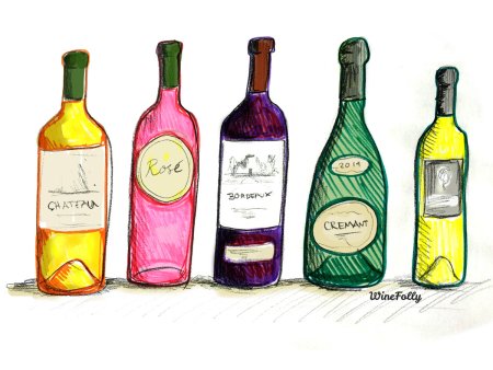 Вино нарисованное