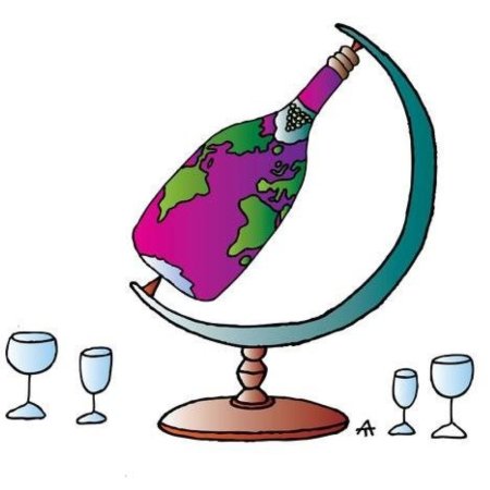 Шампанское карикатура