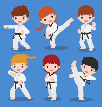 Логотип тхэквондо для детей