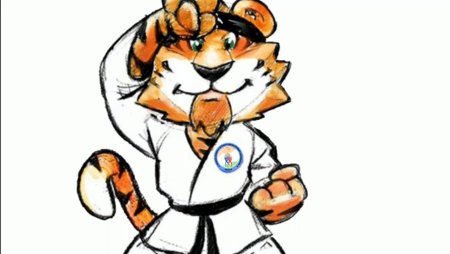 Тигр каратист