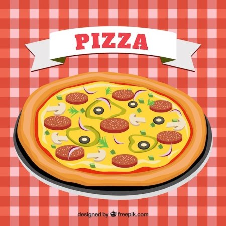 Пиццерия рисунок