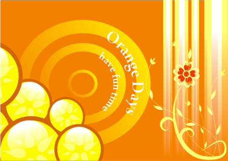 Оранжевый день рисунок