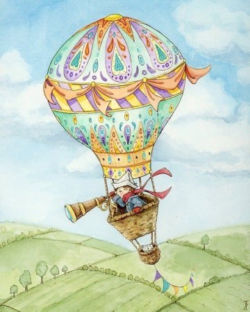 Сказочный воздушный шар