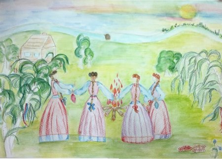 Хоровод рисунок