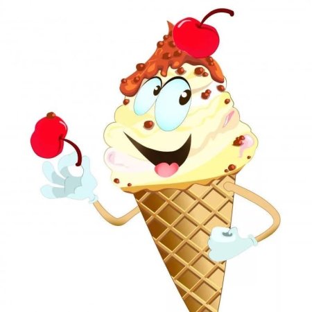 Мороженое детские Веселые мультяшные