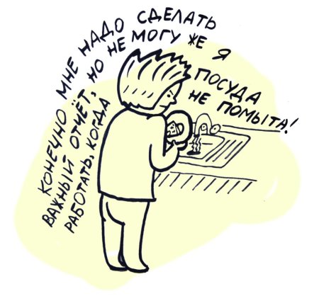 Прокрастинация рисунок