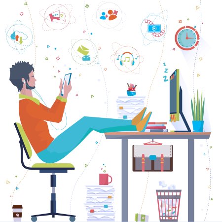 Прокрастинация иллюстрации