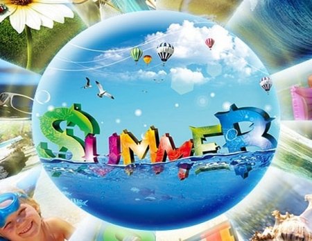 Коллаж летние каникулы