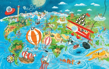 Виммельбух вокруг света