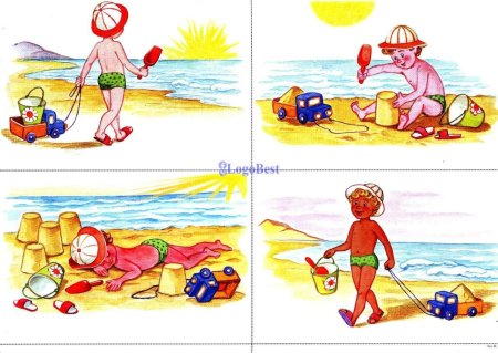 Ряд сюжетных картинок