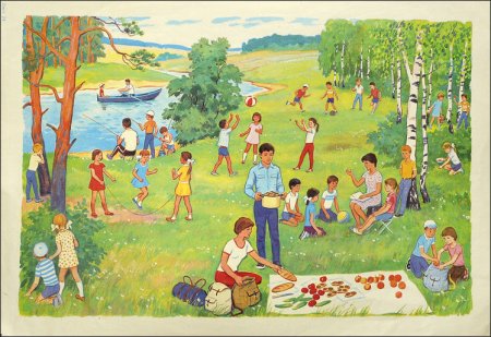 Рассказывание по картине в средней группе