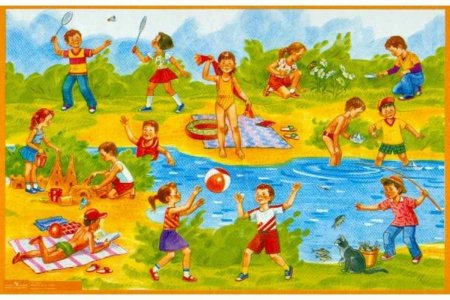 Детские забавы летом