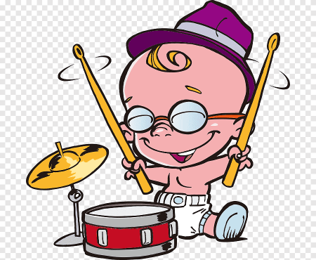Барабанщик мультяшный