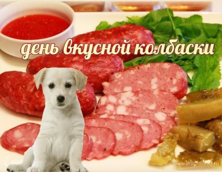 Открыта с днем колбасы