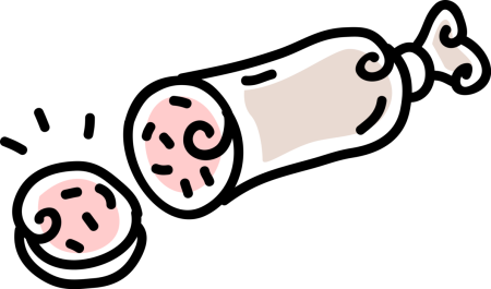 Салями рисунок